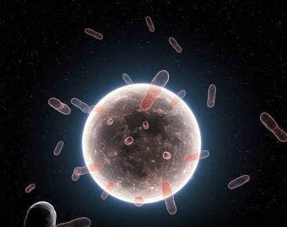 خلا میں پوشیدہ زندگی۔ Hidden life in space.